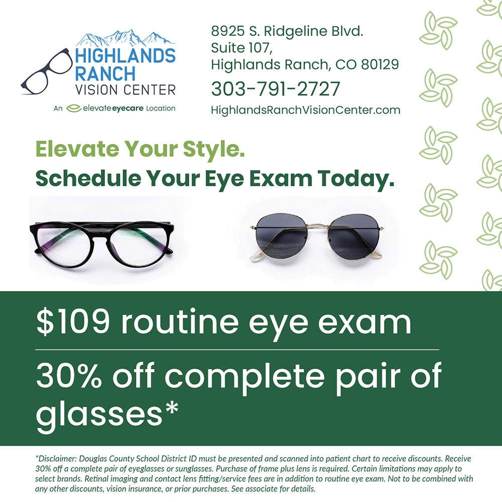 Highlands Ranch Vision Center - click to view offer